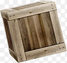 木纹古典方形箱子