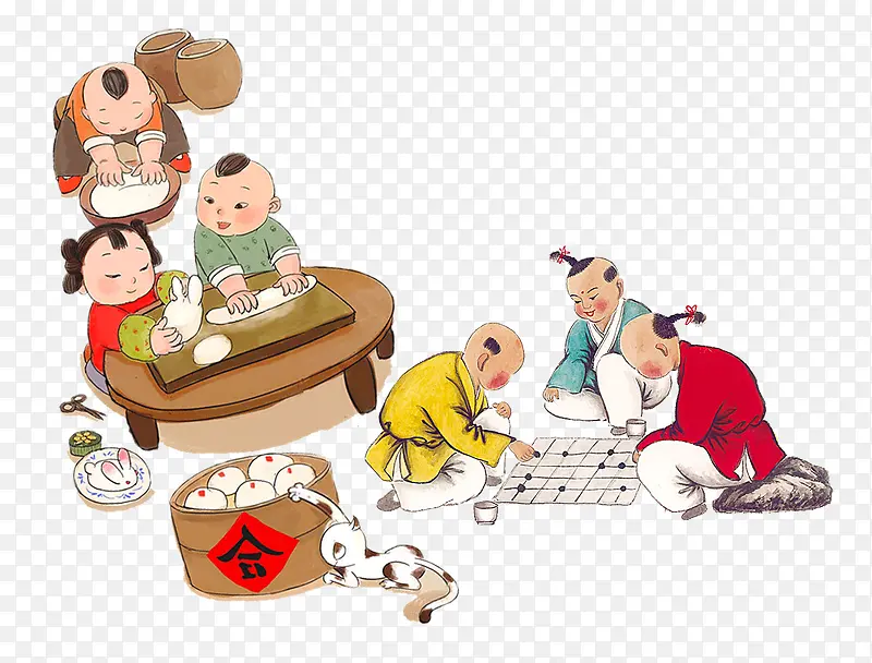 中国古代小孩PNG图片素材下载_图片编号qvmpzkmw-免抠素材网