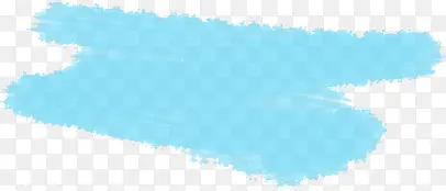 浅蓝色笔刷png素材