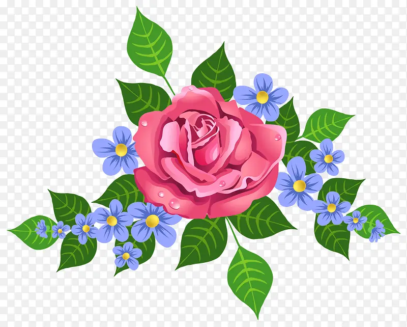 手绘花朵