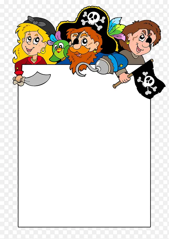 海盗描述框