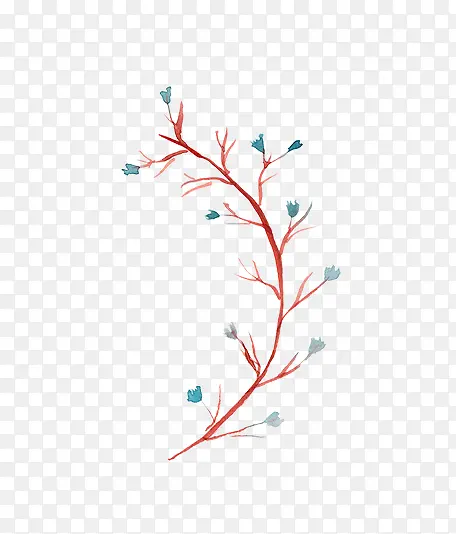 圣诞节手绘花纹素材