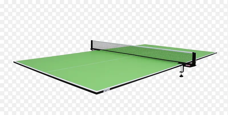 绿色打乒乓球的桌子