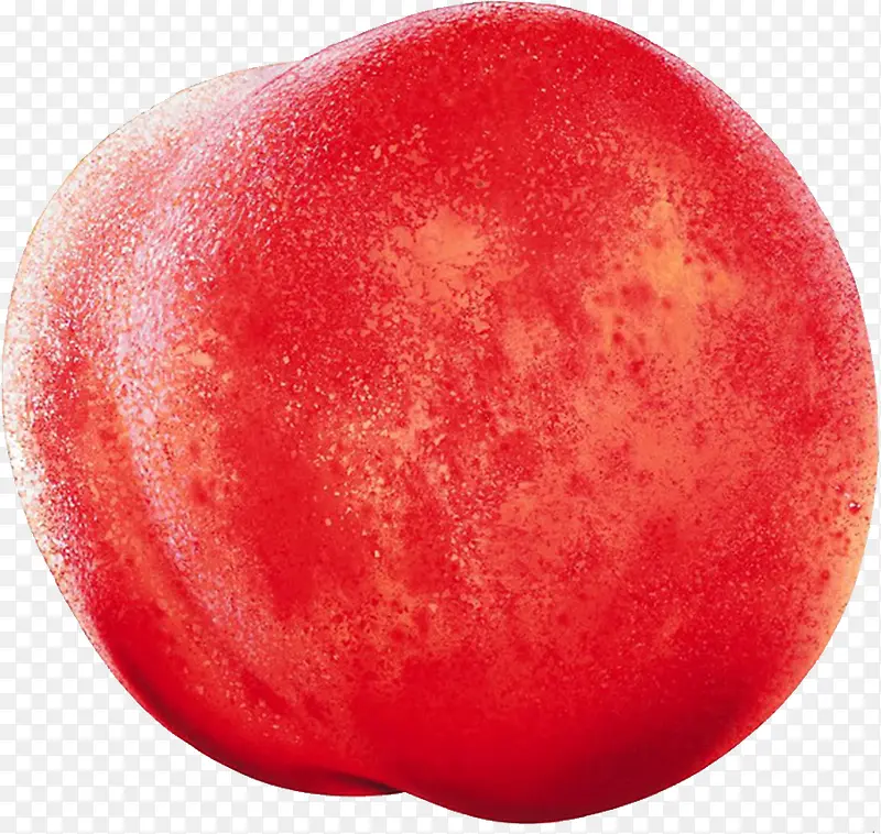 红色的桃子
