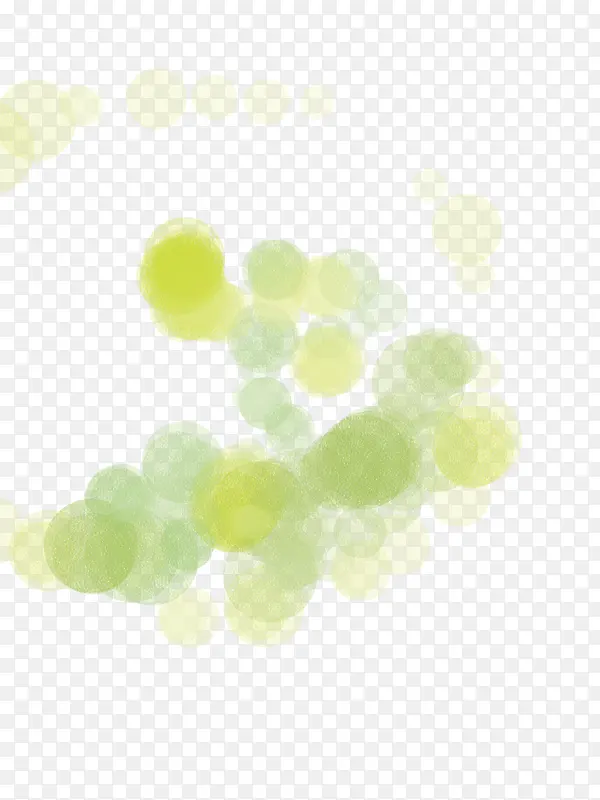 青绿色光晕