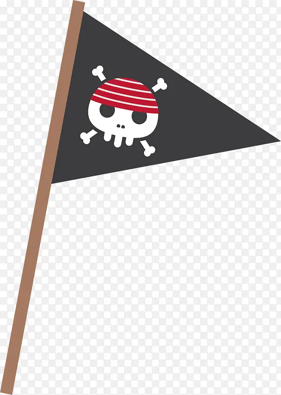 三角黑色海盗旗
