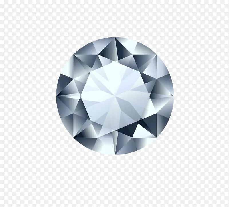 圆形钻石矢量设计图