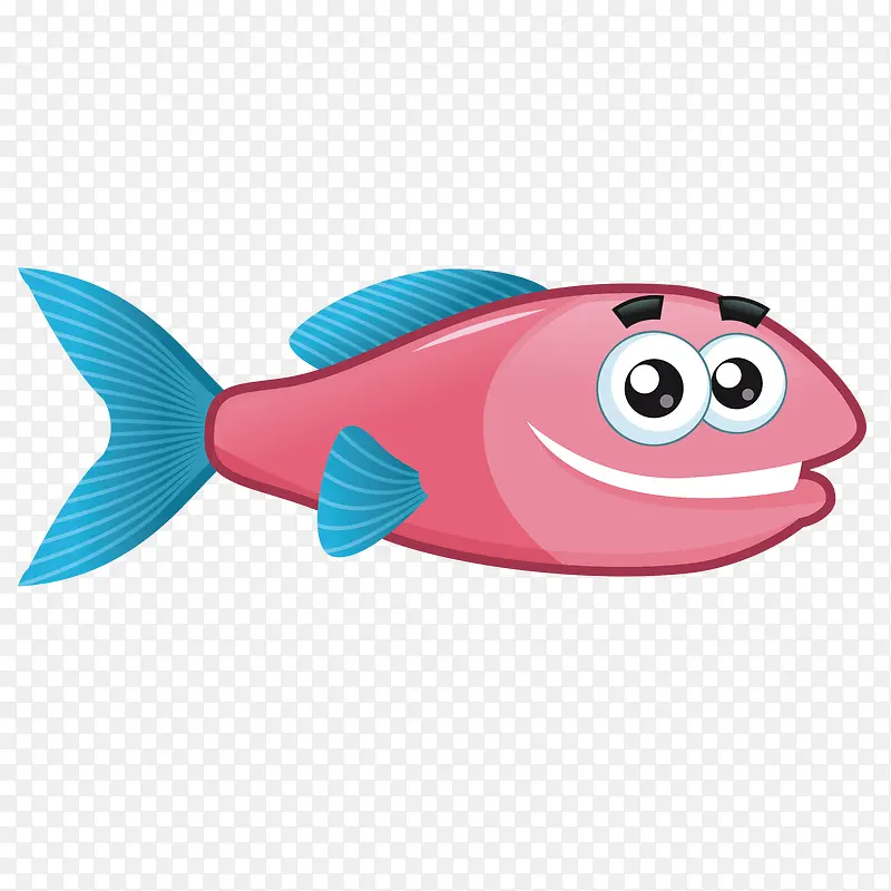 卡通海洋鱼