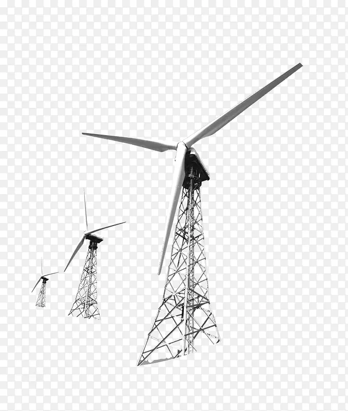 高清环保风力发电创意