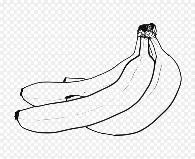 手绘卡通香蕉