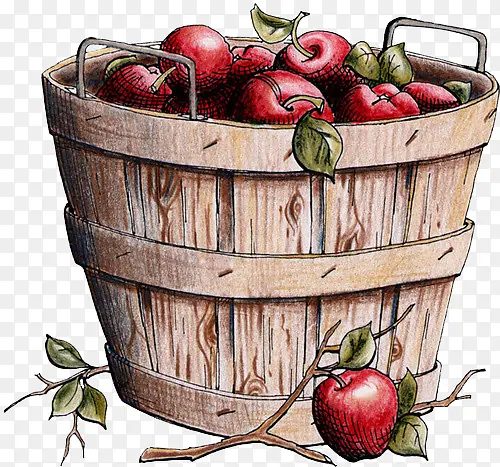 一桶苹果