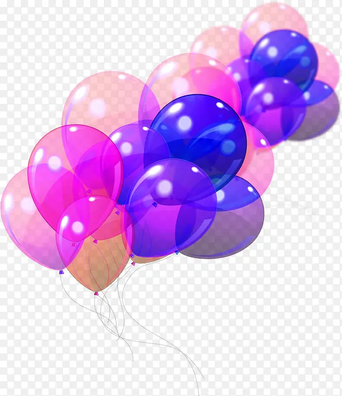 彩色半透明气球