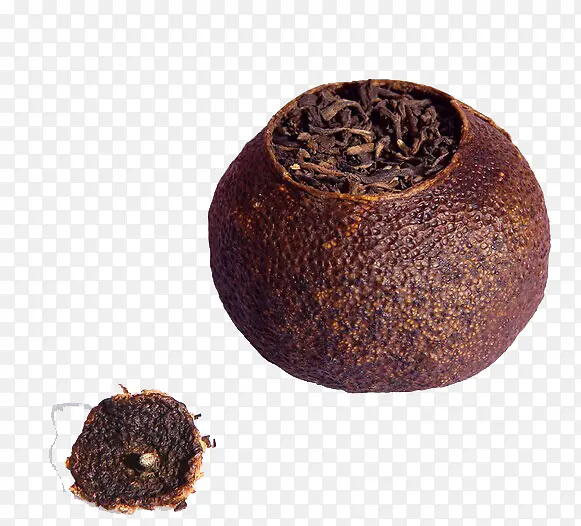 柑普茶装饰设计免抠素材