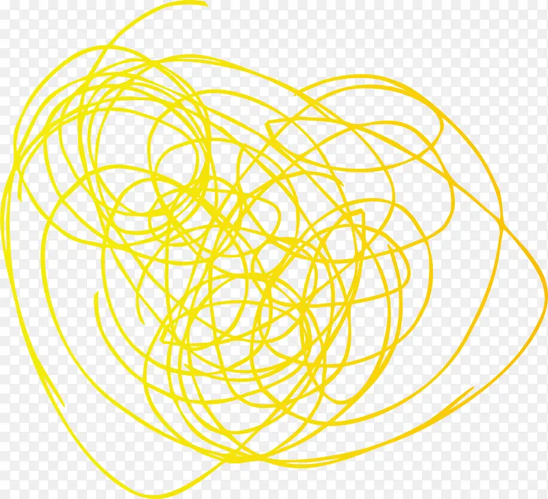 金色线团矢量图