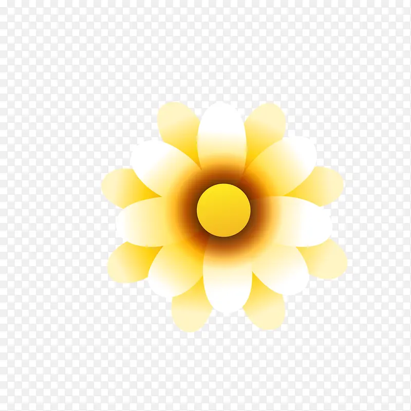黄色太阳创意图形