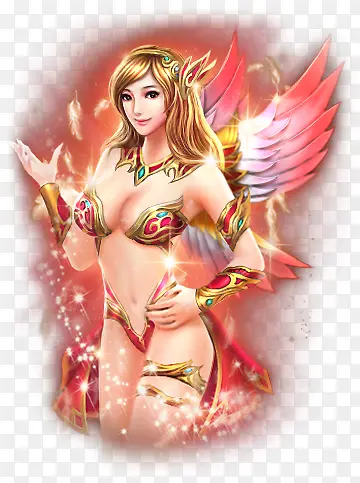 天使女神游戏原画