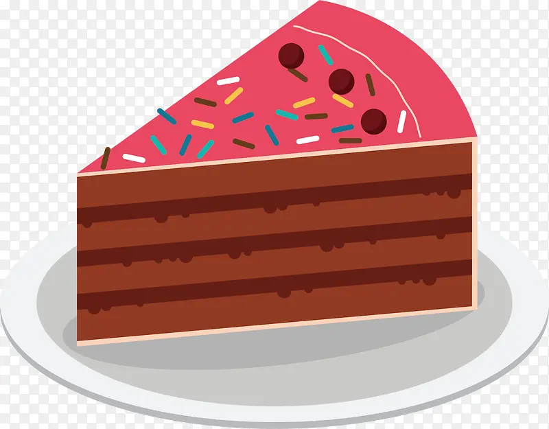 矢量图美味的蛋糕