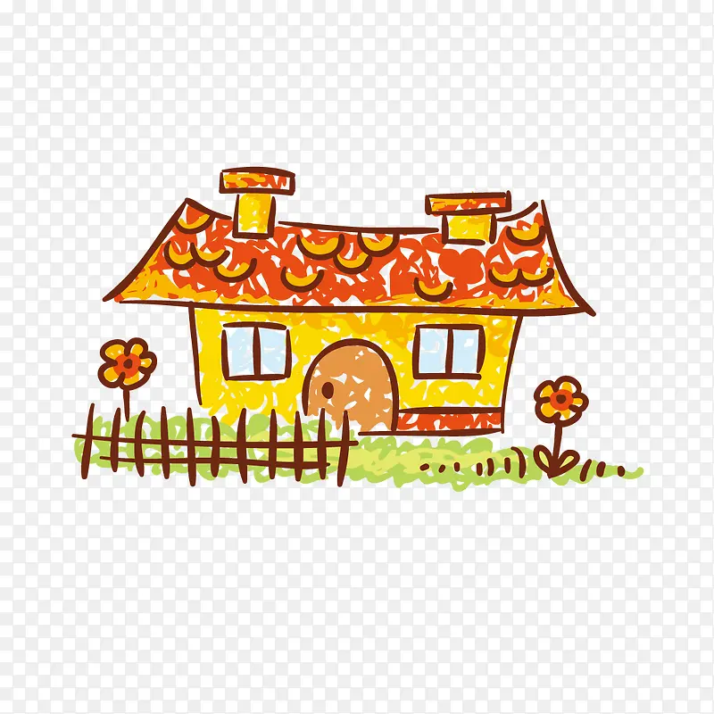 儿童画房子