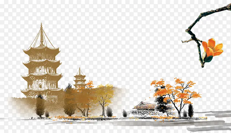 重阳美景如画