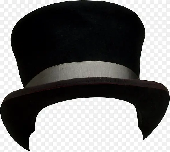 黑色绅士帽子