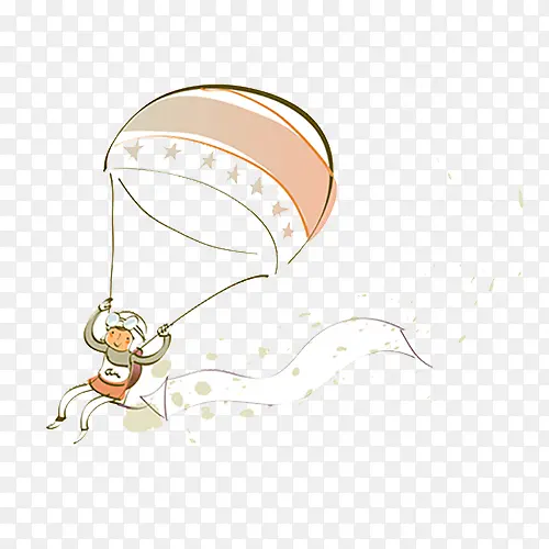 降落伞卡通图片
