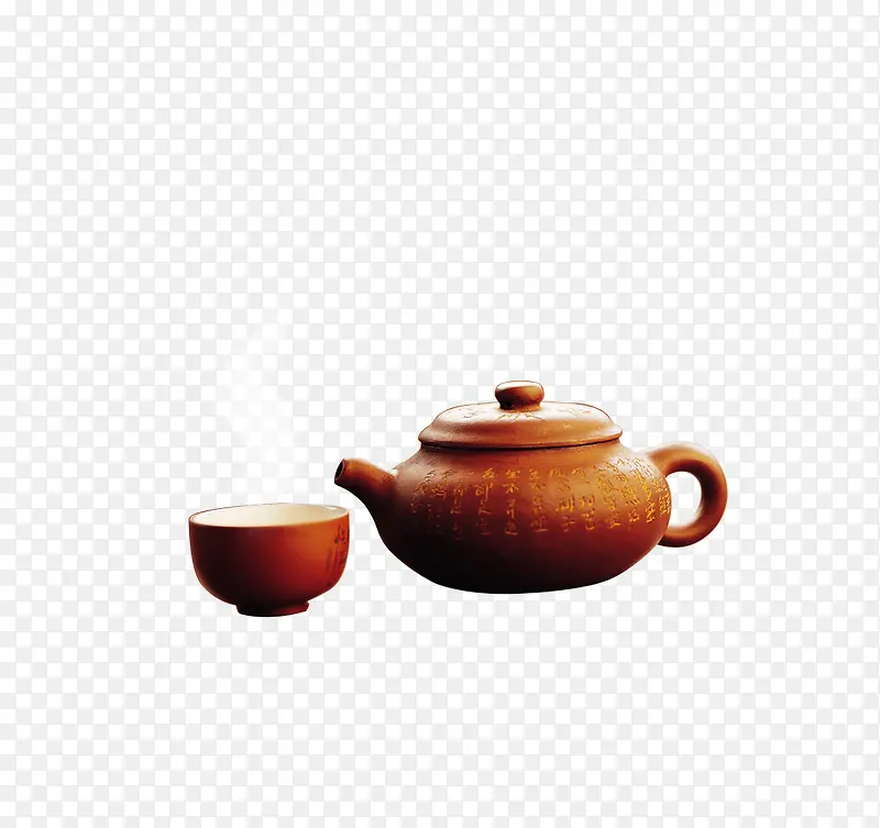 茶壶茶杯设计素材