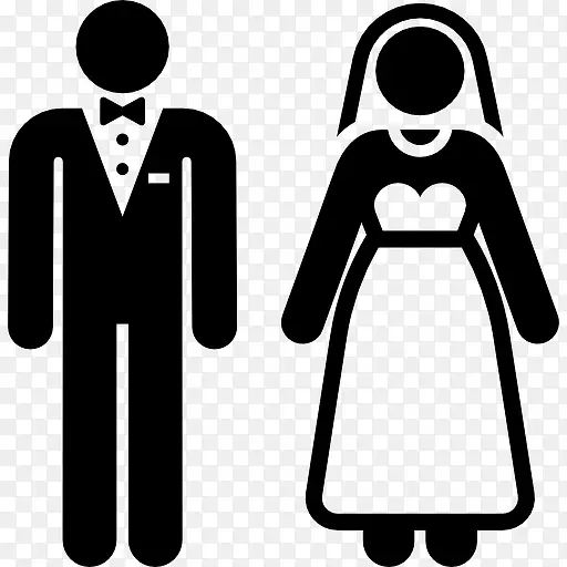 新婚夫妇图标