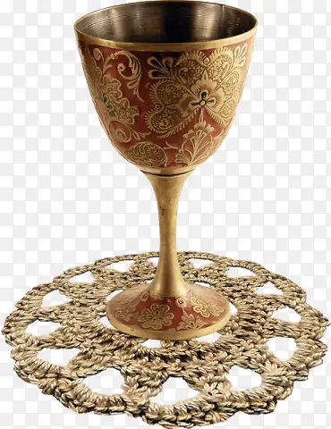 宫廷复古金酒杯
