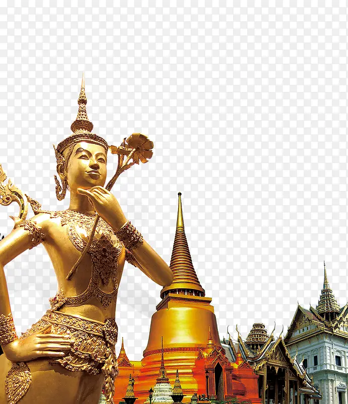 泰国旅游景点建筑与佛像