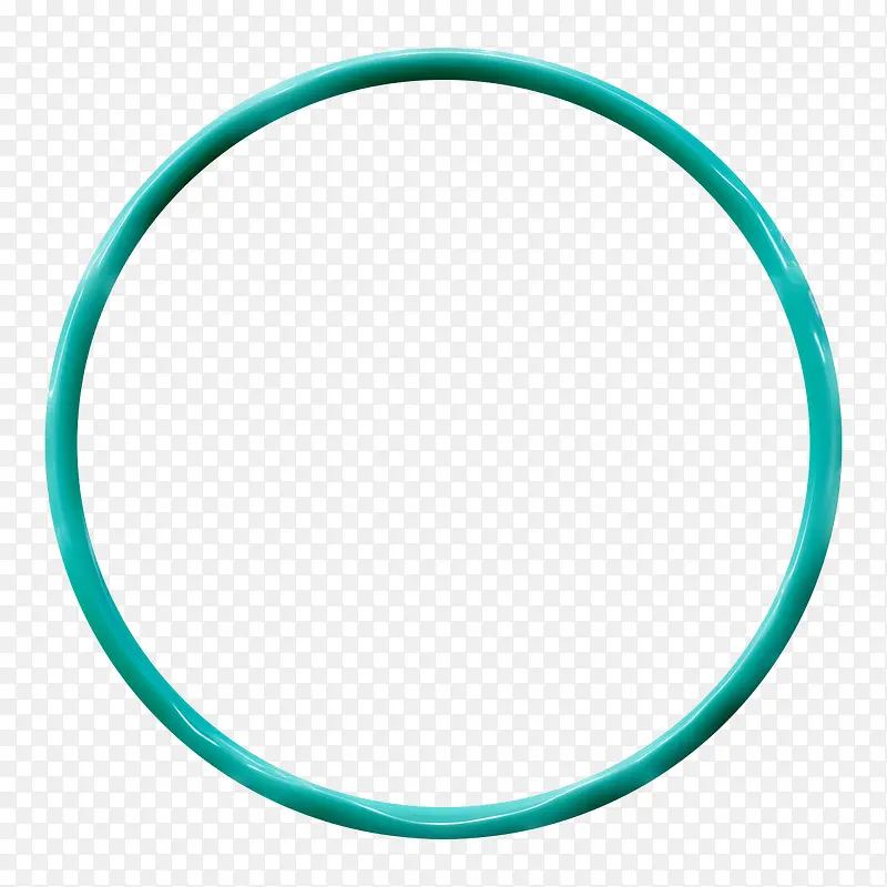 绿色 装饰 环  装饰 圆圈