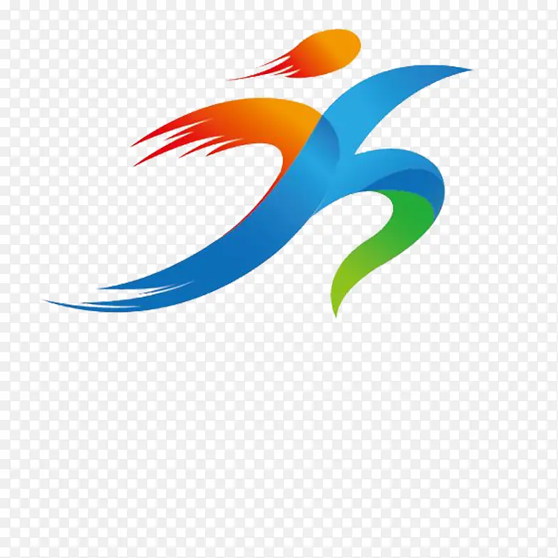 彩色马拉松logo