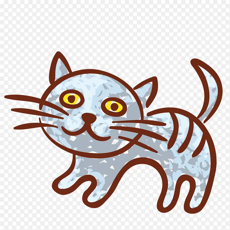 卡通可爱的猫咪动物设计