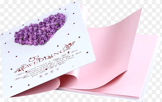 紫色花朵封皮的本子