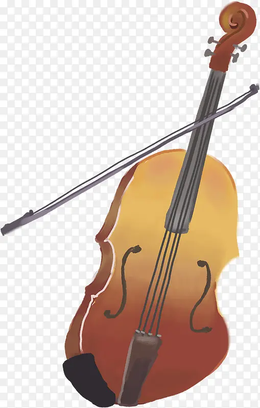 手绘小提琴海报设计