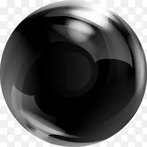 黑色圆形球体效果
