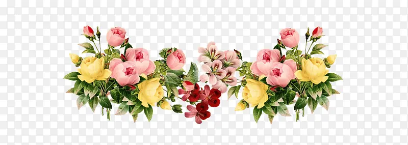 标题框装饰性花卉
