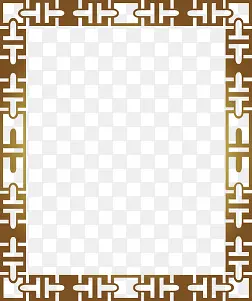 矢量金色边框