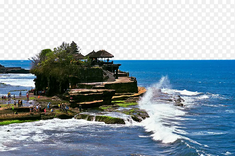 巴厘岛海神庙风光