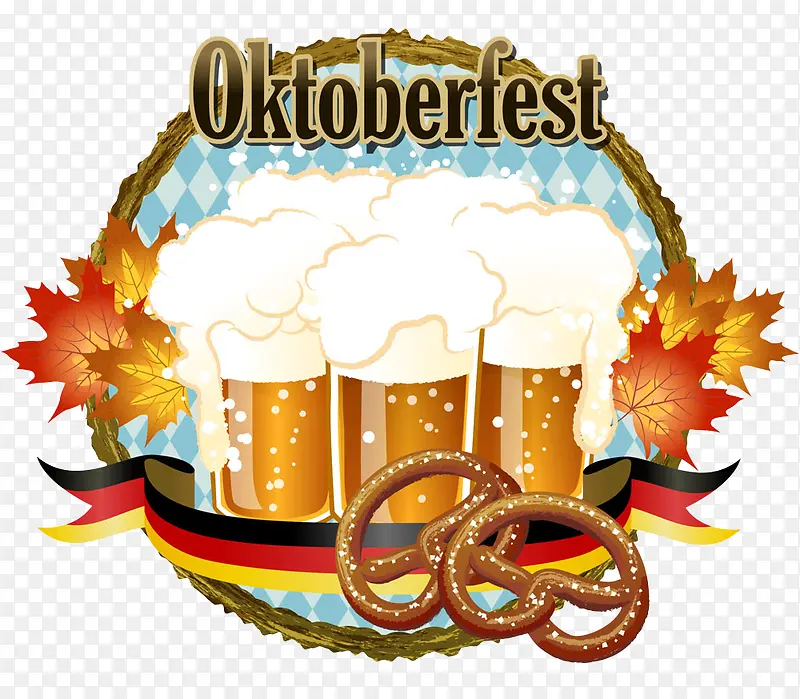 树叶啤酒徽标图片