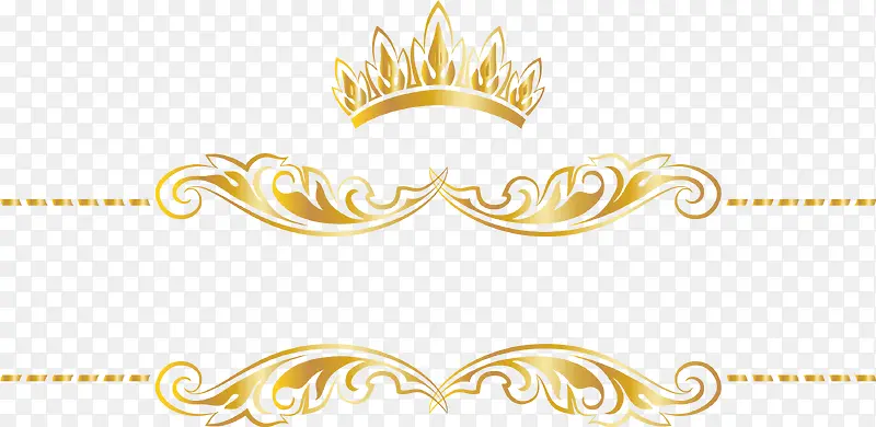 金色标签皇冠