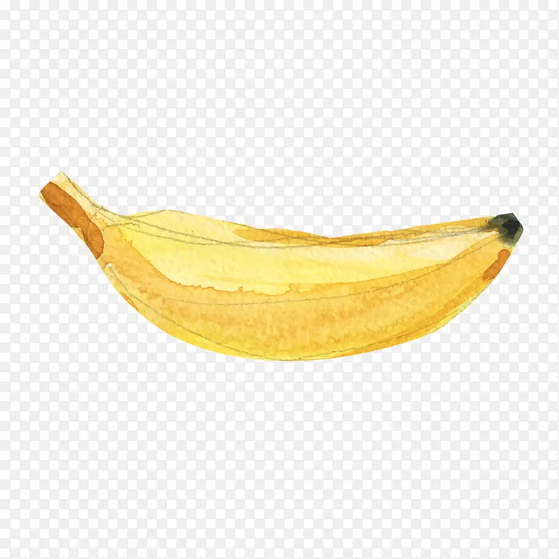 卡通手绘水果装饰海报设计香蕉
