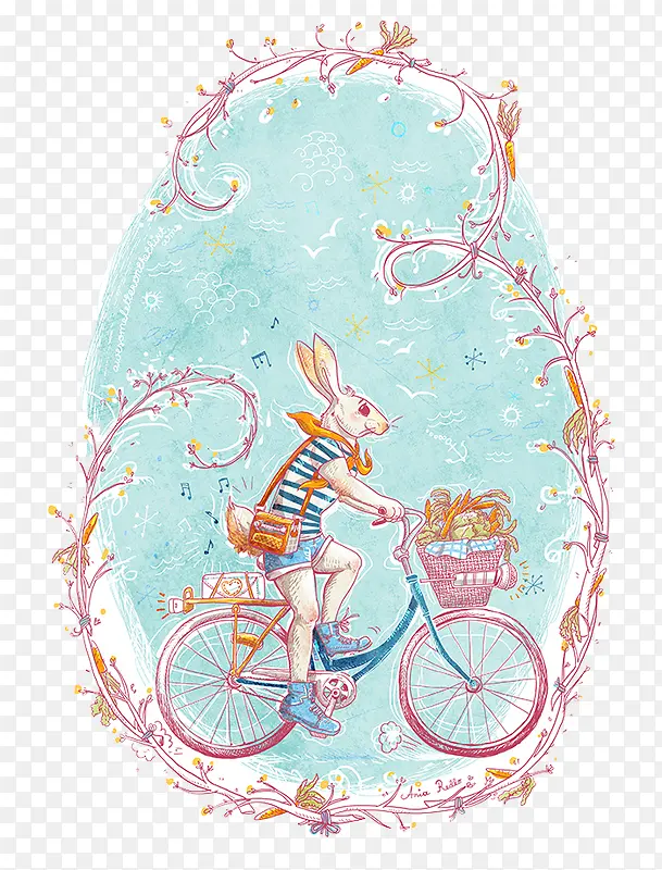 兔子骑自行车