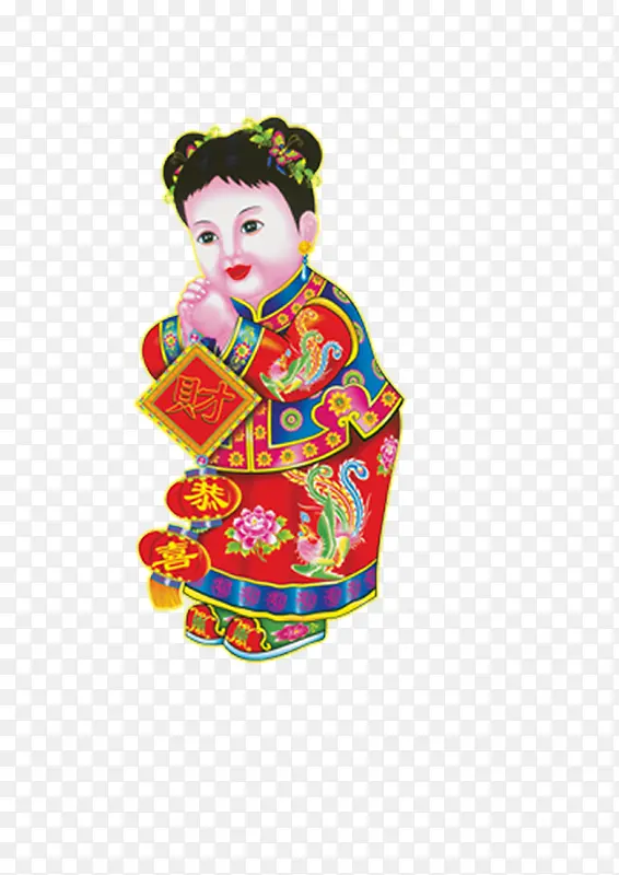 春节年画装饰高清素材