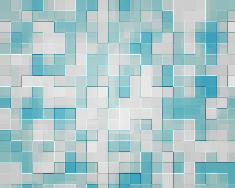 蓝白色方块简约壁纸
