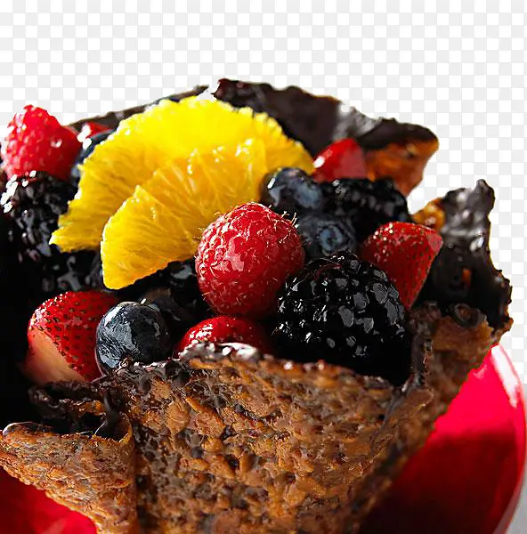 草莓芒果蓝莓蛋糕