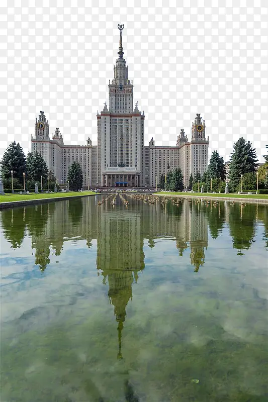 莫斯科大学水岸景观