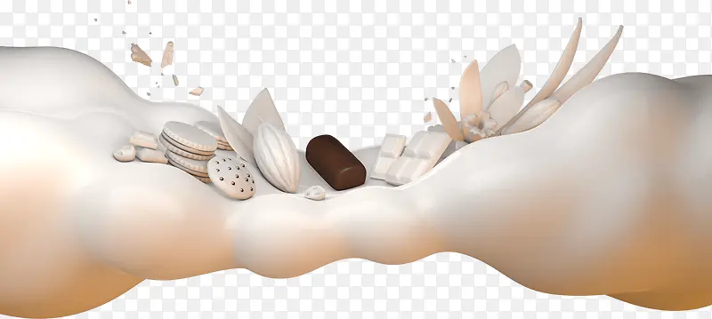 白色巧克力食物详情页