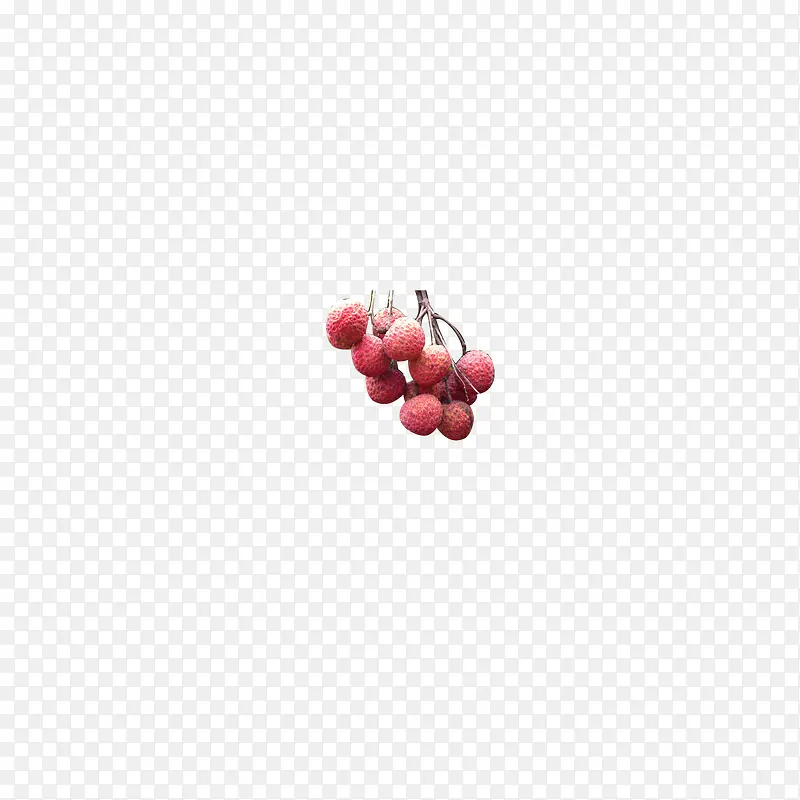 粉红的荔枝