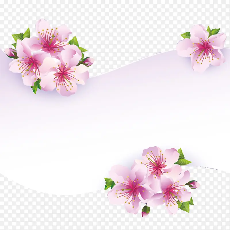 粉色樱花装饰