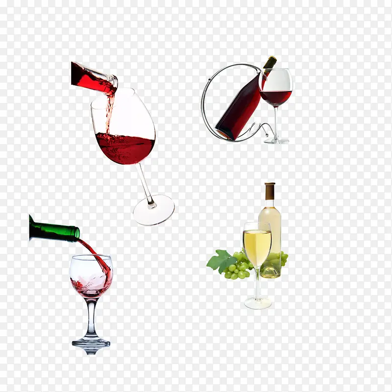 红酒白葡萄酒素材PNG图片素材下载_图片编号qlvdblzl-免抠素材网